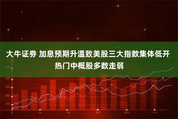 大牛证劵 加息预期升温致美股三大指数集体低开 热门中概股多数走弱
