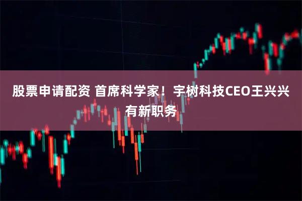 股票申请配资 首席科学家！宇树科技CEO王兴兴有新职务