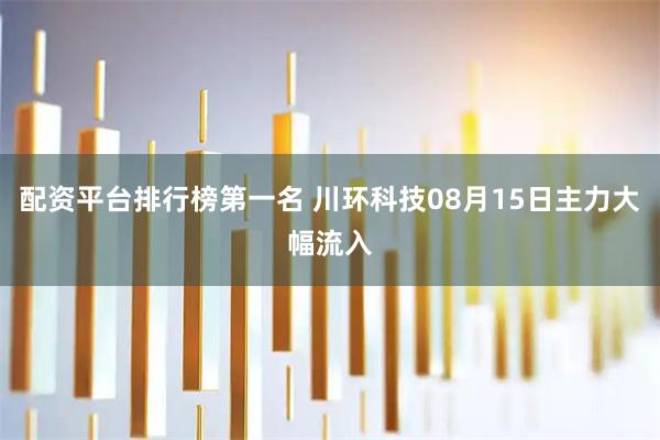 配资平台排行榜第一名 川环科技08月15日主力大幅流入